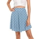 thumbnail image 2 of Minifalda clásica con cintura elástica para mujer: falda elegante y casual de corte A, 95 % poliéster, tallas reales, para todas las estaciones - S-XXL, 2 of 6
