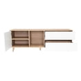 thumbnail image 4 of Mesa Para Tv Bored Beige y Blanco Virtual Muebles, 4 of 8