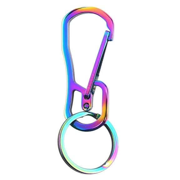 FEAMOS Stainsless Steels Carabiner Keychains Key Carabiner Clip Heavy Dutys Belt Clip Key Holder Quickly Release Hook
