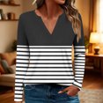 thumbnail image 5 of jjayotai Long Sleeve Shirts for Women V Neck Casual Fall Fashion Blouses Basic Tunic Tops Dressy Work Clothes, 5 of 6