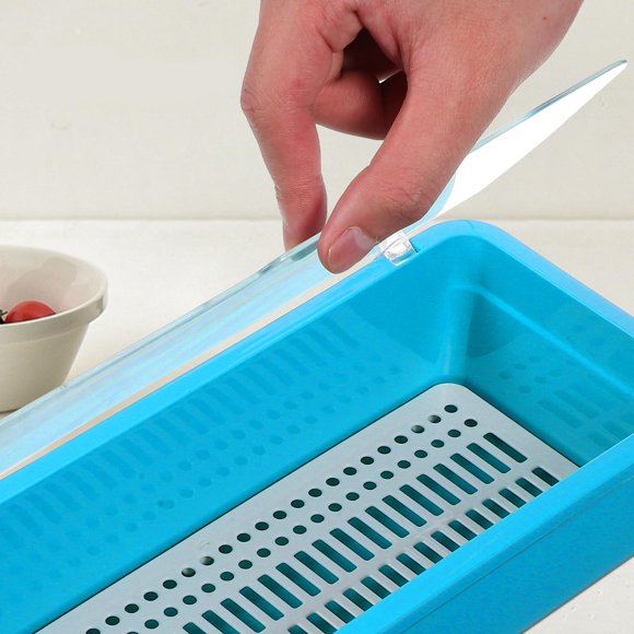 PAMINGONO 2Ud Contenedores Para Organizado De Utensilios Con Para Encimera Y Cajones De Cocina