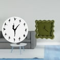 thumbnail image 2 of Reloj de pared,Reloj de pared con bailarina,reloj decorativo colgante.,Reloj de pared,Reloj de pared decorativo para baño y dormitorio.,Reloj de pared cuadrado silencioso y sin tictac,regalo, 2 of 8