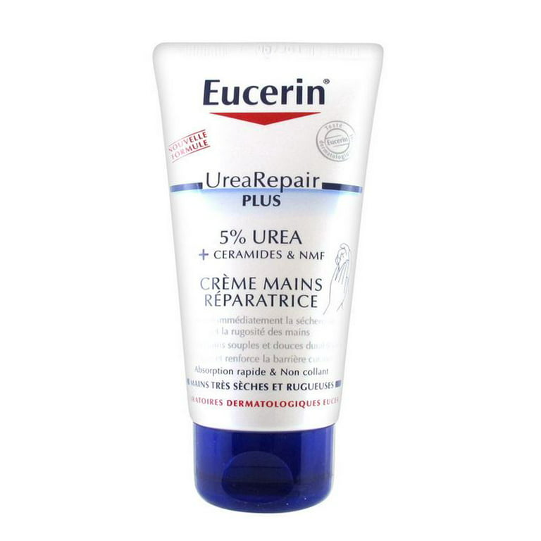 Andre steder Teasing Mægtig Eucerin UreaRepair PLUS Hand Cream 5% Urea 75 mL - Walmart.com