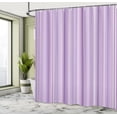 thumbnail image 4 of Ambesonne Stripes Shower Curtain, Abstract Ocean Lines Print, 69"Wx70"L, Lavender Lilac, 4 of 4