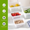 thumbnail image 3 of Contenedores de almacenamiento de frutas y verduras para nevera contenedores de Ehuebsd almacenamiento de productos de drenaje de contenedores frescos con tapa caja de mantenimiento fresco, 3 of 9