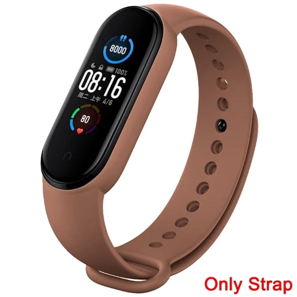 Correa De Silicón Unisex Para Smart Watch Mi Band 7 / 6 / 5 De Xiaomi