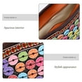 thumbnail image 3 of OULII Coconut Shell Bucket Bag 1Set Multi Woven for Beach Outings Women, 3 of 8