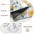 thumbnail image 5 of Yellow Flowers Large Area Rugs 8x10 ft Eucalyptus Leaves Spring Plants Bee Idyllic Washable Rug Non Slip Indoor Carpet Absorbent Floor Mat for Living Room Bedroom Dining Room, 5 of 9