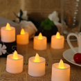 thumbnail image 5 of lote De 24 piezas Bougies Led Piles Sans Flamme, Raliste Et Bright, Led Lumires De Th - Fausses Bougies Lectriques Pour Votive Table Party Anniversair, 5 of 5
