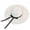 White, variant on AWZXDE Women Big Brim Floppy Straw Beach Hat with Bowknot Packable Sun Hat Summer Black