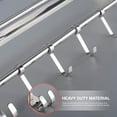 thumbnail image 2 of Bath Towel Rack Double Layered Foldable Bathroom Shelves with Removable Hooks Wall Mounted Towel Holder 23 Inch Towel Bar Rustproof Stainless Steel Towel Shelf, 2 of 7