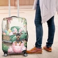 thumbnail image 4 of Easter Egg Miniature Pinscher Bunny Ear Welcome Spring Truck Travel Luggage Cover Mini Pin Dog Lover Suitcase Dust Protective Decor - 12002, 4 of 5