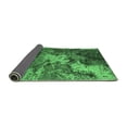 thumbnail image 2 of Ahgly Company Indoor Square Oriental Emerald Green Industrial Area Rugs, 4' Square, 2 of 4