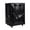 A, variant on QAZbYD Black Large Capacity Rolling Tote Bag, 19.69" x 15.75" x 11.", Cloth Wheeled Shopping Bag for Grocery Travel, Durable Reusable, Gift