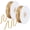 Gold, variant on Gold Ribbon 1/8" 200 Yards Double Faced Thin Gold Satin Ribbon for Crafts Balloons Gift Wrapping Wedding Party Wedding Invitations Tags Sewing Projects Decorations