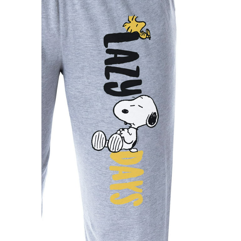 Peanuts Womens' Snoopy and Woodstock Lazy Days Sleep Pajama Pants