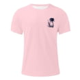 thumbnail image 4 of T-shirt à Manches Courtes Imprimé Graphique Décontracté Col Rond pour Usage Quotidien Hommes T-Shirt Confortable Quotidien T-Shirt Graphique Polyvalent pour Printemps et Été, 4 of 4