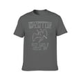 thumbnail image 4 of Vintage 1970s Rock Tour Graphic T-Shirt, Retro Concert Inspired Cotton Tee for Music Fans Dark Gray-style 2XL, 4 of 7