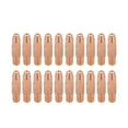 thumbnail image 2 of Contacto De Cobre De 20 Piezas, M6 Para Estación De Compactación Binzel 24KD MIG MAG, Accesorios Para Equipos De Soldadura Con Punta De Roble, Antorcha De 0,8mm, Color Café,, 2 of 8