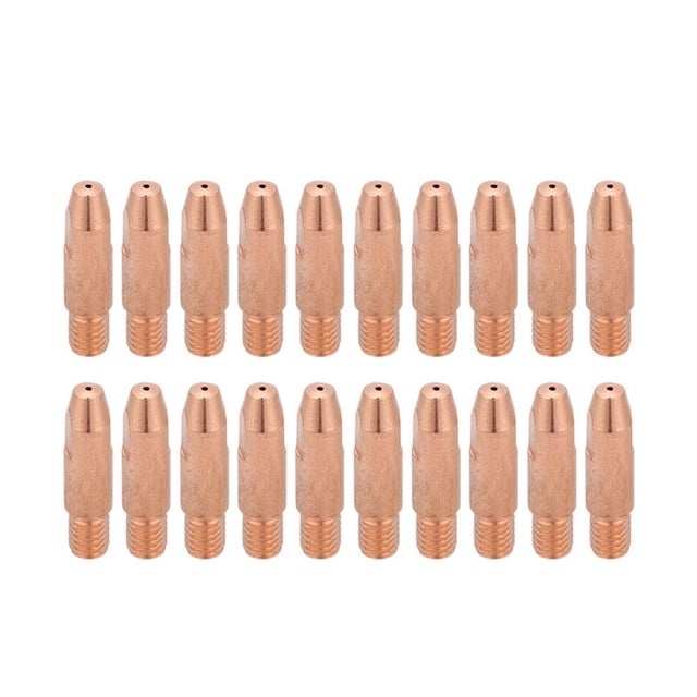 Punta de contacto M6 de cobre para Binzel 24KD MIG/MAG antorcha de soldadura resistente y duradera (1,0 mm)