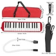 thumbnail image 3 of IRIN Melodica, 32 Keys Wind Musical Instrument, Suitable for Beginners, Practice Bag (Red), 3 of 4
