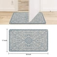 thumbnail image 6 of Retro Blue Boho Welcome Doormat for Indoor/Outdoor Entrance Retro Blue Boho Decoration Door Mat Kitchen Door Mat Bedroom Doormat 17x30 Inch, 6 of 6