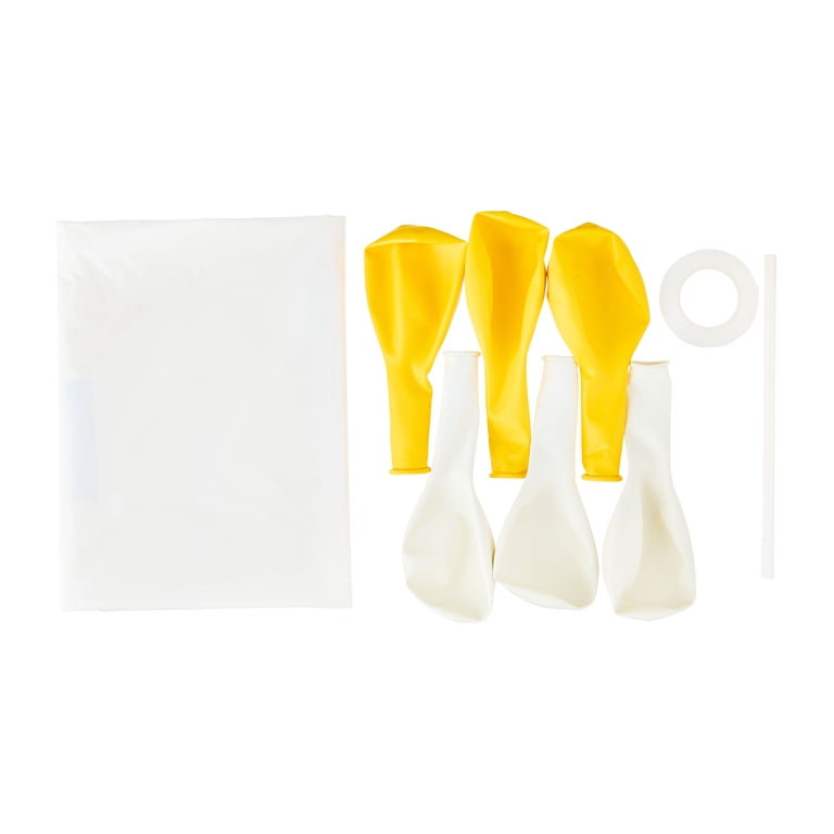 Way To Celebrate White & Yellow Daisy Balloon Kit, 10 Pieces photo 4