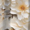 thumbnail image 2 of Designart "Chrysanthemum Purity" Floral Blackout Curtain Panels, 2 of 4