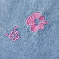 thumbnail image 5 of XXWXYD Tween Girls Wide Leg Baggy Flora𝗅 Embroidery Jeans Elastic Waist Boy𝖿riend 𝖸𝟤𝖪 Streetwear Denim Pants Casual Loose Fit Trousers 8-14 Years, 5 of 9