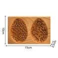 With Good Wishes Oval Cookie Stamp Embossing Craft Decorating Baking