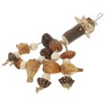 thumbnail image 2 of Wooden Parrot Chewing Toy Bite-resistant Parrot Foraging Toy Small Bird Shredding Toy, 2 of 9