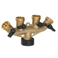 thumbnail image 2 of Water Splitter, Integrated Casting Ball Valve Water Distributor Rust Proof   For Garden Watering, 2 of 8
