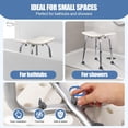 thumbnail image 5 of Shower Chair, Adjustable Non-Slip Shower Bench with Suction Feet, Shower Seat for Inside Shower or Tub, Medical Bath Stool for Adults, Elderly & Disabled, 5 of 7