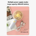thumbnail image 6 of Harpi Handheld Mini Fan,Air Conditioner Fan,3 Speeds,Personal Lash Fan Pocket Mini Fan Portable With Bracket Desktop USB Charging Electric Fan,Gifts for Women Men Kids Travel Essentials Outdoor, 6 of 6