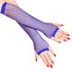 thumbnail image 1 of Sonducket 1 par de guantes de red de malla para fiesta, mitones sin dedos, mitones largos decorativos de nailon, pierna elástica Unisex, decoración de Disfraces de disfraces Azul oscuro Sonducket AP012203-04, 1 of 6