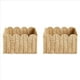 thumbnail image 1 of 2X Cesta con Borde Festoneado, Cestas de Almacenamiento de Mimbre, Cestas Organizadoras Tejidas A Mano para Estantes, Diseño de Cuerda de Papel, 1 of 5