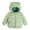 Green, variant on Baby Boys Girls Winter Coats Toddler Bear Hoods Down Jacket Baby Kids Dinosaur Light Puffer Padded Outwear