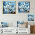 thumbnail image 4 of Designart "Frost-Kissed Snowdrop Image I" Snowdrops Floater Framed Wall Decor, 4 of 5
