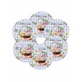 thumbnail image 7 of 13 Inch Round Placemats Set of 6, Easter Eggs Non Slip Heat Insulation PP Table Mats, Watercolor Flowers Plants Eggs Butterfly Blue Plaid Washable Place Mats for Kitchen Dining Party Table Decor, 7 of 7