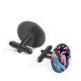 thumbnail image 2 of Flamingo Stylish Men's Cufflink Set for Formal Attire, Made of Stainless Steel, Ideal for Special Occasions, 2 of 6