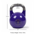 thumbnail image 6 of Titan Fitness 18 KG Competition Kettlebell, Color-Coded Purple, 35mm Handle, 6 of 6