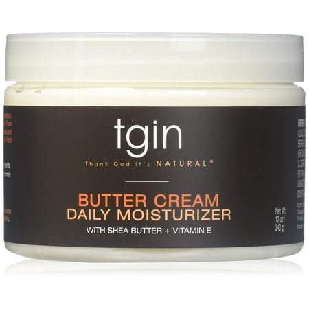 tgin Butter Cream Daily Moisturizer For Natural Hair - Dry Hair - Curly Hair, 12