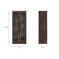 thumbnail image 2 of NewAge Products Home Bar Series 21 in. Tall Wall Display Cabinet, 2 of 5