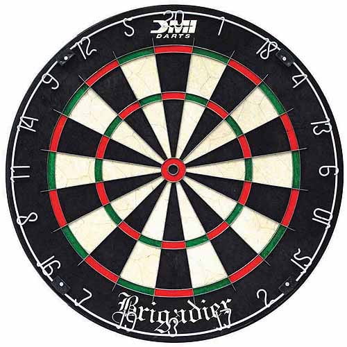 Brigardier Staple-Free Bristle Dartboard by Escalade