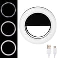 thumbnail image 1 of Bearachild Selfie Ring Light Ligero Universal Recargable Beauty Ring Lights Teléfono portátil Selfie Fill-Light Fácil instalación Teléfono y Comunicación Negro, 1 of 6