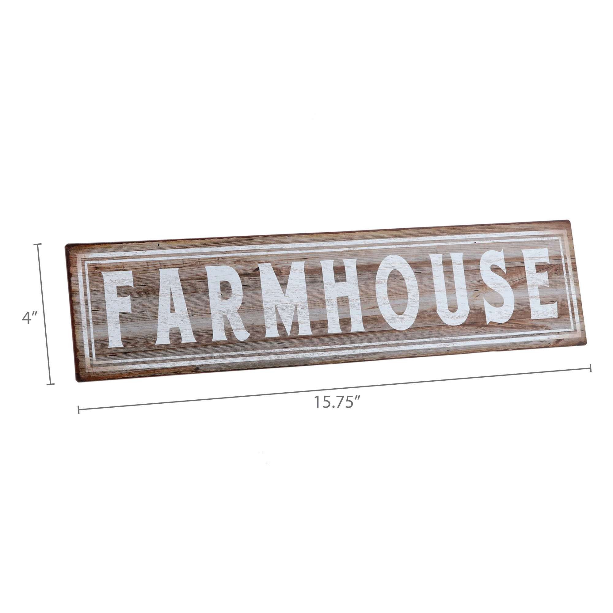 Barnyard Designs Farmhouse Retro Vintage Metal Tin Bar Sign, Decorative Wall Art Signage, Primitive Farmhouse Country Kitchen Home Décor, 15.75" x 4" - image 3 of 6