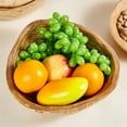 thumbnail image 3 of Bohorizon Wooden Bowls Decorative, Large Irregular Creative Wood Fruit Bowl (10''x9''), 3 of 5