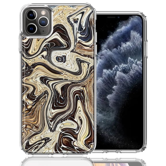 MUNDAZE For Apple iPhone 11 Pro Snake Abstract Design Double Layer Phone Case Cover