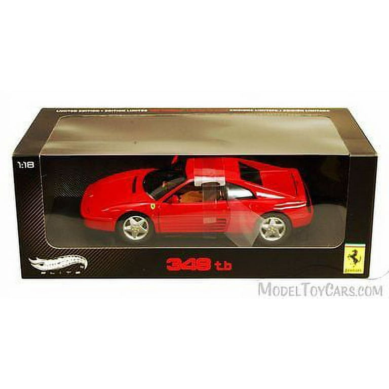 1989 Ferrari 348 TB Red Elite Edition 1/18 Diecast Car Model