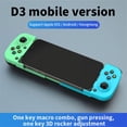 thumbnail image 1 of Stretch Wireless Gamepad Joystick Compatible For Ios/android Phone 3d Retractable Bluetooth Handle Gaming Controller blue green, 1 of 5